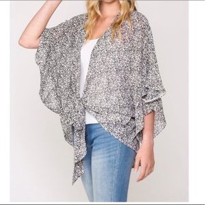 NWT Front Tie Kimono
